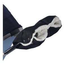 유모차 장갑 핸드머프 워머 방한 핸들 커버 손잡이 보온 겨울 글러브 양손, 브라운, 1개