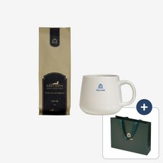 루왁커피 선물세트 홈카페 머그컵 텀블러 루와리치, 1세트, 싱글 커피 머그세트 홀빈