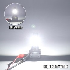 2pcs H15 LED 헤드 라이트 전구 CANBUS 6500K 흰색 30000LM 자동차 LED 높은 빔 DRL 운전 램프 냉각 팬 오