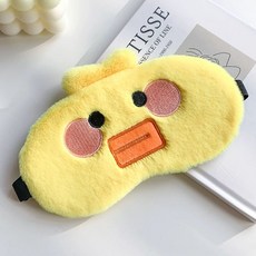 캐릭터 귀여운 보들보들 표정 일상도도, 옐로우 스캘리언덕 아이스 팩+귀마개, 1개, 1개입