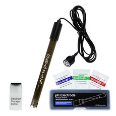 0 14 pH 전극 측정기 BNC 커넥터가 고정밀 센서 프로브 교정 분말 교체 키트 케이블 포함 수족관 어항 식수용 2286153