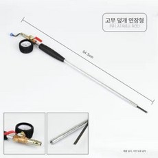 자동차 차량용 작업용 압력계 게이지부착 모니터링 트럭 도구 측정용 타이어 대형 주입 압력 공기 제품, 2.확장 고무 슬리브+기압계