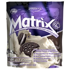 SYNTRAX Matrix 5.0乳清蛋白粉 奶油夾心餅乾口味, 1個, 2.27公斤