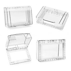 黏貼式插頭開關防水盒 電源開關保護蓋 防水防塵 浴室插座防漏電 屋外插座蓋子, 1個