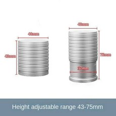 미끄럼 방지 침대 가구 라이저 소음 감소 도구 높이 상승 충격 음소거 매트 내구성 금속 테이블 발 쿠션, Style 2, 1개