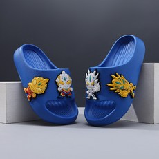 奧特曼 哪吒 兒童拖鞋 男童涼拖 室內拖鞋 沙灘拖 柔軟防滑大童軟鞋