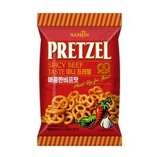 삼진 미니프레첼 매콤비프 1박스 70gx24입, 70g