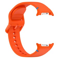 더조은셀러 갤럭시워치8 44mm 40mm 클래식 호환 어나더 스티치 여성용 남성용 스트랩, 오렌지