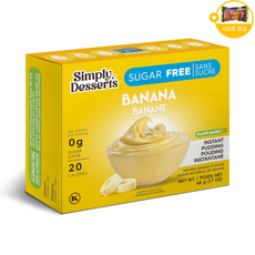 Simply Delish 키토 인스턴트 푸딩 바나나 슈가 프리 사은품 추가증정, 1개, 48g