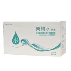 NATU-PLUS 樂補水 粉末 快速電解質補充沖泡飲, 16g, 1盒