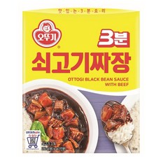 오뚜기 3분 쇠고기 짜장, 200g, 6개