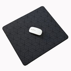 화이트 라인 마우스패드 장패드, 1개, 400X450X4MM 블랙