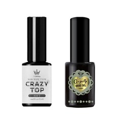 Gracia 指甲底膠 14ml+美甲頂膠 14ml, G-Jelly Base 14ml+Soft Top Gelly 14ml, 1組