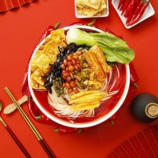 뤄바왕 마라맛 뤄쓰펀 정통류저우 쌀국수 간편식세트