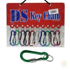 DS 잠금땅콩 카라비너 열쇠고리 중 10개, G-D-선택사항없습니다, G-D-선택사항없습니다