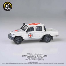 PARA64 1/64 2014 豐田 Land Cruiser 皮卡車 LC79 紅十字會 左駕 勳寶小車舖, 1個
