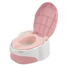 Combi 康貝 優質座式分段訓練便器，寶寶如廁訓練好幫手，安全舒適，輕鬆學習, 粉野莓