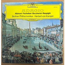 중고LP) Adagio - Albinoni/ Pachelbel/ Boccherini/ Respighi (아다지오/카라얀지휘) (자켓EX/음반NM-)