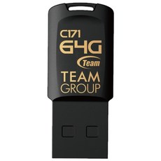 TEAM十銓科技 C171琴鍵碟 64GB 黑色 隨身碟【九乘九文具】輕巧便攜，高速傳輸，時尚外觀, 時尚黑、象牙白, C171