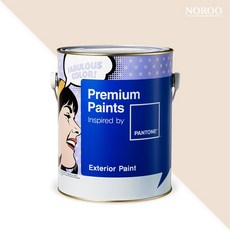 노루페인트 팬톤 외부용 실외 무광 페인트 4L, 12-1108 Dew, 1개