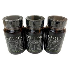 영국 정품 크릴오일 100% 아스타잔틴 함유 비타민E 풍부 면역력 증진 영양제 30정 3개