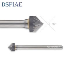 DSPIAE 챔버링 툴 구멍 홀가공 90도 원뿔형 비트 드릴날 CT-A90