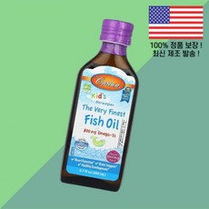 칼슨 노르웨이산 어린이 칠드런 키즈 아이 최어드벤스드 피쉬오일 오메가3 DHA EPA 오메가쓰리 내추럴 믹스 베리 800mg 6.7온스 200ml Carlson