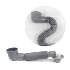 소변기 오토 편심 배수관 특허 플랜지 후렌지 화장실 냄새 차단, 1개