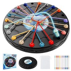 브라iny 노츠 매듭 로프 풀림 퍼즐 게임 전략 보드 게임 풀기 챌린지 부모와 자녀 상호 작용 가족 여행 파티 장난감 어린이 또는 성인을 위한 최고의 선물 246767, 브라iny 노츠 매듭 로프 풀림 퍼즐 게임, 전략 보드