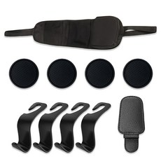 이튼맨 오거나이저 키트 카시트 보관용 오거나이저 헤드레스트 1PC 포켓 시트 카백 카바이저용 4PC 홀더 홀더 선글라스 후크 행거백 76인치 컵받침 마그네틱 멀티 4PC