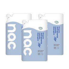 nac nac酵素抗菌嬰兒洗衣精1100ml，天然植物萃取，溫和不刺激，有效去除細菌和污垢, 1100mL, 1套