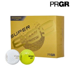PRGR 슈퍼에그 골프공 고반발 2026년 한국프로기아 정품, 1개, 12개입, 화이트(WHITE) 1개, 12개입, 화이트(WHITE)