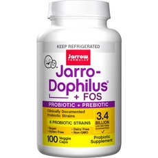 Jarrow FORMULAS 賈羅公式 Jarro-Dophilus +FOS合生元素食膠囊, 1罐, 100顆