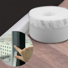강력 실리콘 문풍지 창문틈새막이 창틀단열 투명문풍지 실리콘문틈막이, 45mm, 1개