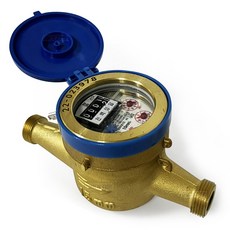대한계기 수도미터기 15A 신설용 가정용 냉수 수도계량기 15MM, 1개