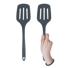 비비또 일체형 실리콘 뒤집개 생선 계란말이 전, 차콜, 1개