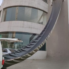하역 미끄럼틀 타포린 사다리 컨베이어 무동력 양륙신기 택배 접이식 고층, 2. 둘레2m원통형슬라이드(권장)