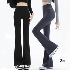 아모인 [2장 세트] 여성 부츠컷 레깅스 스포츠 운동 요가 요가복 필라테스 운동복 런닝 헬스 하의