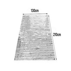 비상대비 은박 보온 랩담요, 은박담요130x210