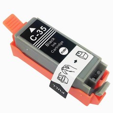 益繪 PGI-35 CLI-36 副廠墨水匣 適用於 iP100 iP110B, 黑色, 1個