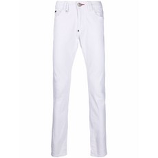 필립플레인 로고 슬림 핏 진