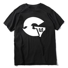 귀여운 로고 티셔츠 남자 히피 스타일 반팔 옷