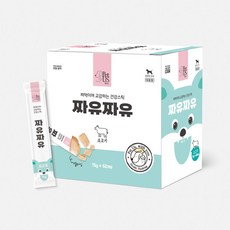 펫어스 강아지 짜유짜유 간식 60p, 15g, 60개, 소고기