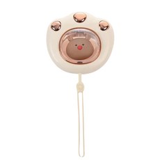 ENNE USB迷你隨身貓爪暖手寶, 白色