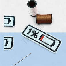 펑크배터리데코 의류 배터리 1퍼센트