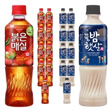 꿀밤햇살 10 + 붉은매실 10 총 2종 혼합, 20개, 500ml