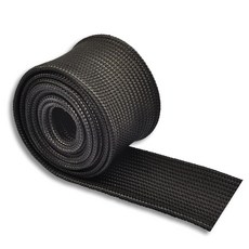 FGJQEFG 열유리 실드 슬리브 조절 가능 호스 열 스파크 플러그 와이어 고온 5FT(5피트) X 6MM(1/4인치) 블랙 자동차 직조 보호용, 1''X 5', 1개