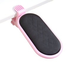 妃雪森 電腦手託架 辦公桌 鼠標墊 鍵盤護腕支架, 旋轉粉色-軟墊, 1個