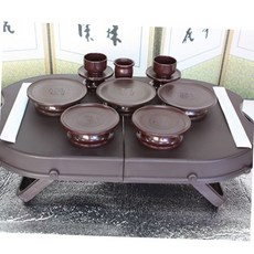 우성공예 휴대용 성묘 제기 세트 14P 플라스틱 제사상 휴대용제기 제사그릇 야외제기