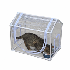 길고양이집 길냥이 급식소 겨울집 야외 실외 방수 방풍 비닐 텐트 하우스, 1개
